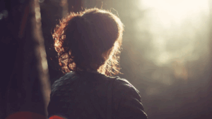 Silhouette of a woman facing the sunrise, reflecting her worth far above rubies and identity in Christ according to Proverbs 31.