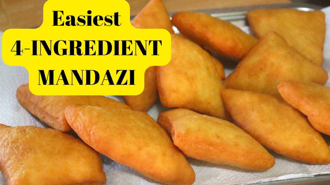 Easiest 4 Ingredient Mandazi Kenyan Mandazi Recipe on a Budget