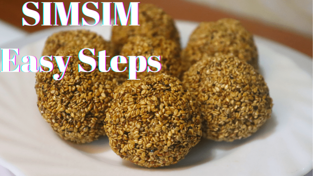 Simsim Simsim Balls Recipe| Sesame Seeds Snack Balls| Tsinuni