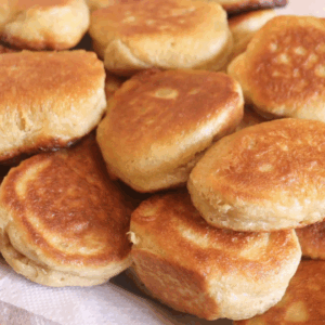 Easy Sourdough Drop Scones for breakfast, brunch, or as a snack