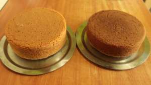 twin stovetop coconut cakes ready