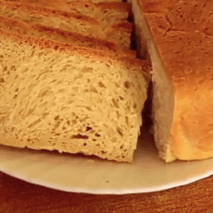 Done brioche bread without an oven