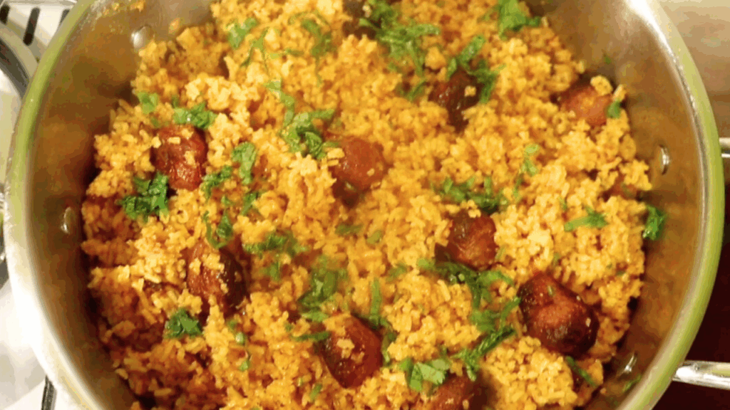 Easy Pilau With Sausage