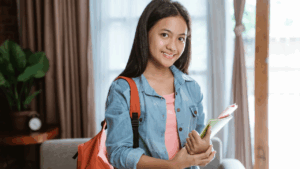 eenager stepping out confidently, guided by biblical parenting and prayer