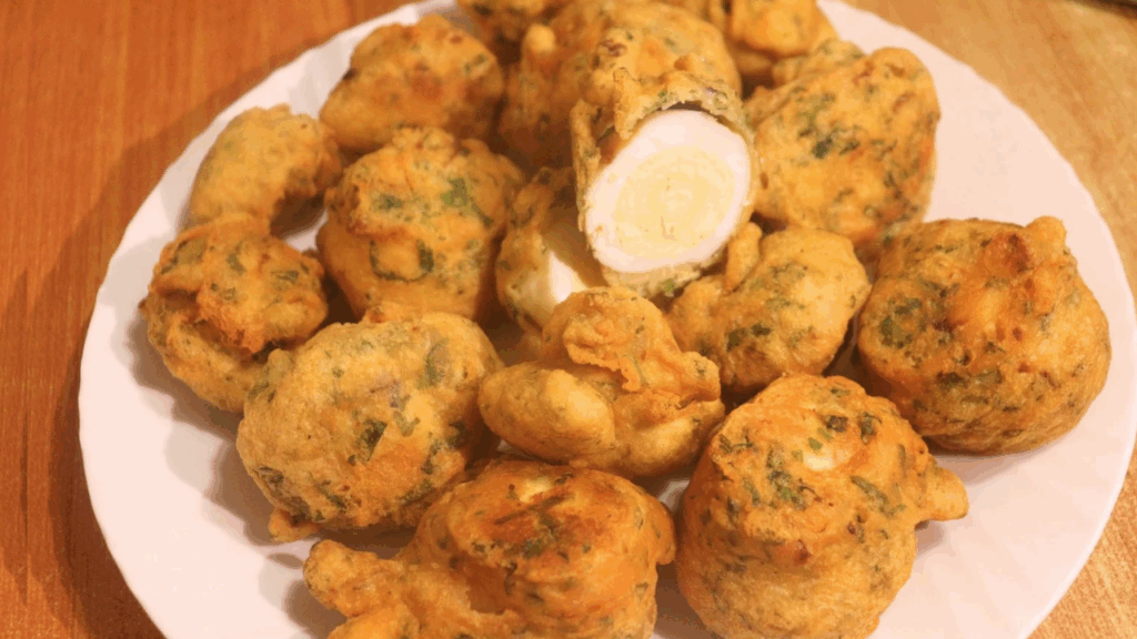 Crispy Egg Pakora Recipe