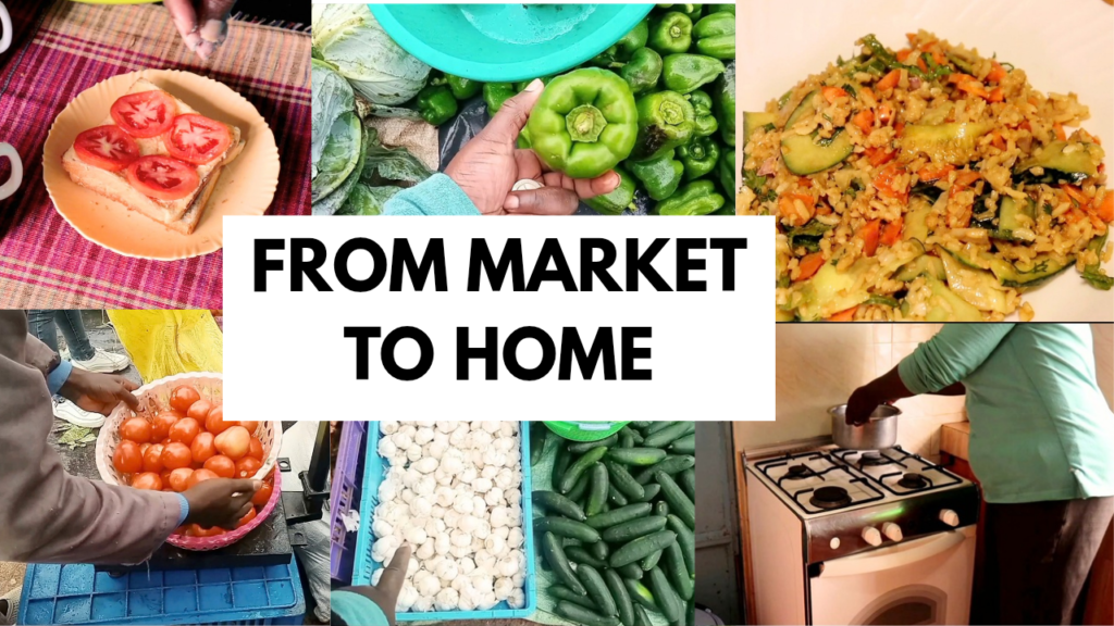 what I bought at the market and homemaking